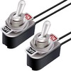 Taiss KNS-1 Locking Toggle Switch SPST 2 Position On/Off 6A
