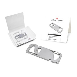 Gift Item: Rominox Key Tools, Various Designs, Key Tool / Key Fob, Stainless Steel Multitool, Includes Functional Description, Multifunctional Tool for Travelling or Holidays