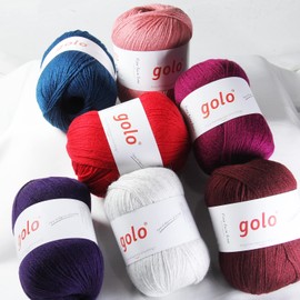 golo Merino Wool for Weaving 3-Ply Warm Soft Lightweight Cashmere Yarn for Crocheting