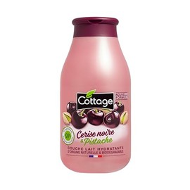Cottage Moisturising Shower Milk with Black Cherry & Pistachio Fragrance – 97% Natural Ingredients, pH Neutral, Dermatologically Tested, Hydrating & Gentle Body Wash, Suitable for Sensitive Skin,250ml