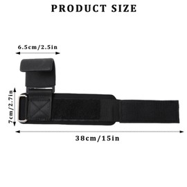 Quixotical Heavy Duty Weight Lifting Hooks, Non-Slip Rubber Coated Grips, Neoprene Padded Wrist Support, for Deadlifts, Powerlifting, Pull-Ups, and Strength Training - Gym Straps for Men and Women