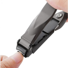 Nail clippers for thick nails and toenails, non-sticking nail care black (case) set)