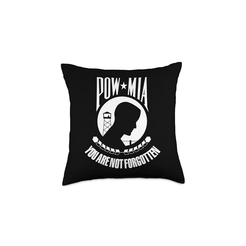 POW MIA Flag Throw Pillow
