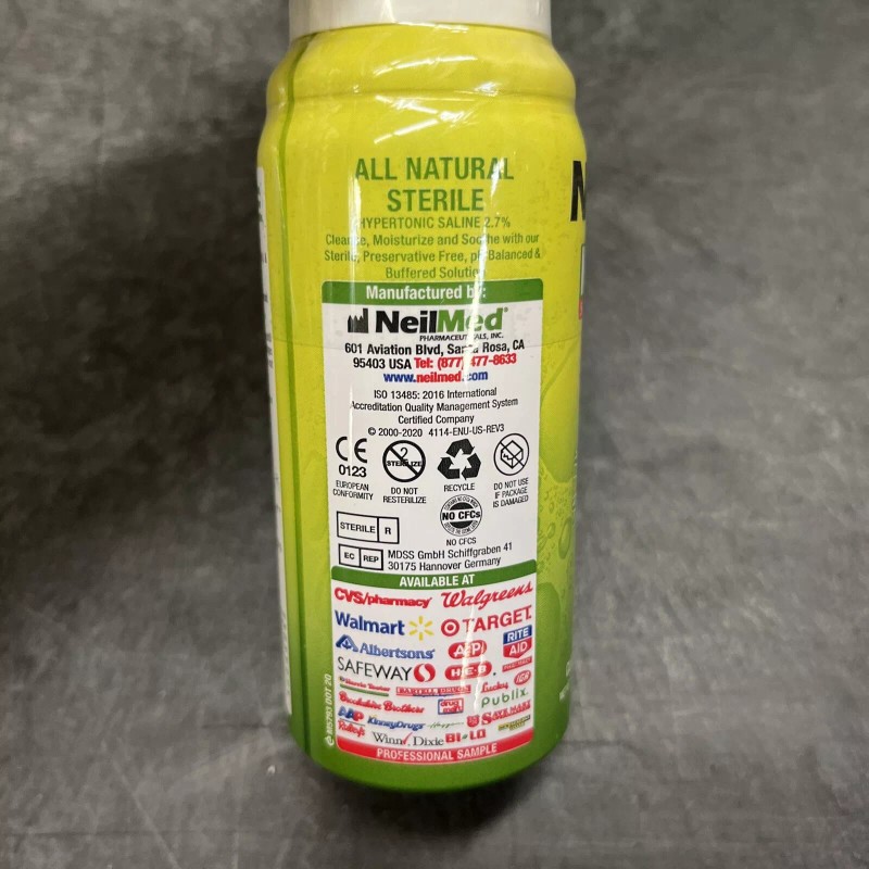 NeilMed NasaMist Hypertonic Extra Strength Saline Spray 4.5 oz -