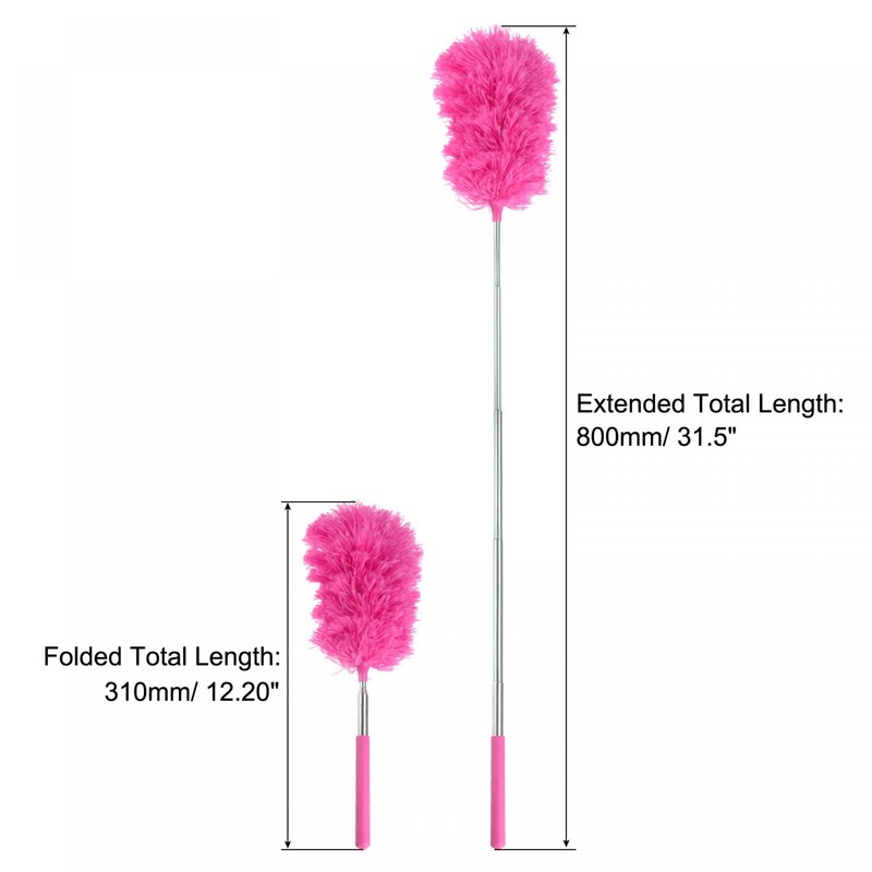 sourcing map Microfiber Cleaning Duster, 12 to 31.5 Inch Washable