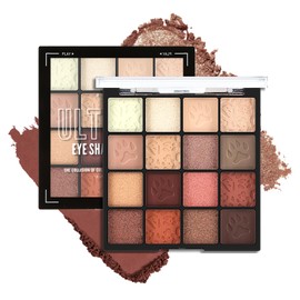 Apooliy 16 Colors Colorful Eyeshadow Palette, Matte and Glitter Eyeshadow Makeup, Bright Eye Shadow Palettes, Blendable, Easy to Build Dramatic Glamour Looks