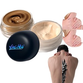 Tattoo Cover Up Makeup Waterproof 2 colors Smooth Tattoo Cover,Invisible Tattoo Concealer Set, Long Lasting Suitable for Tattoo,Dark Spots, Scars,natural and realistic,use on body for Women Men