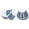 4PCS 6in Salad Bowl Dinner Serving Bowl Sets Kitchen Imitation
