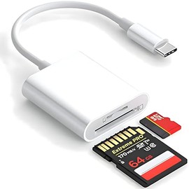 KADIGO Lector de Tarjetas de Memoria USB C a Micro SD TF, Lector de Tarjetas SD, Adaptador Micro SD A USB, Adaptador de Tarjeta SD USB Tipo C Compatib