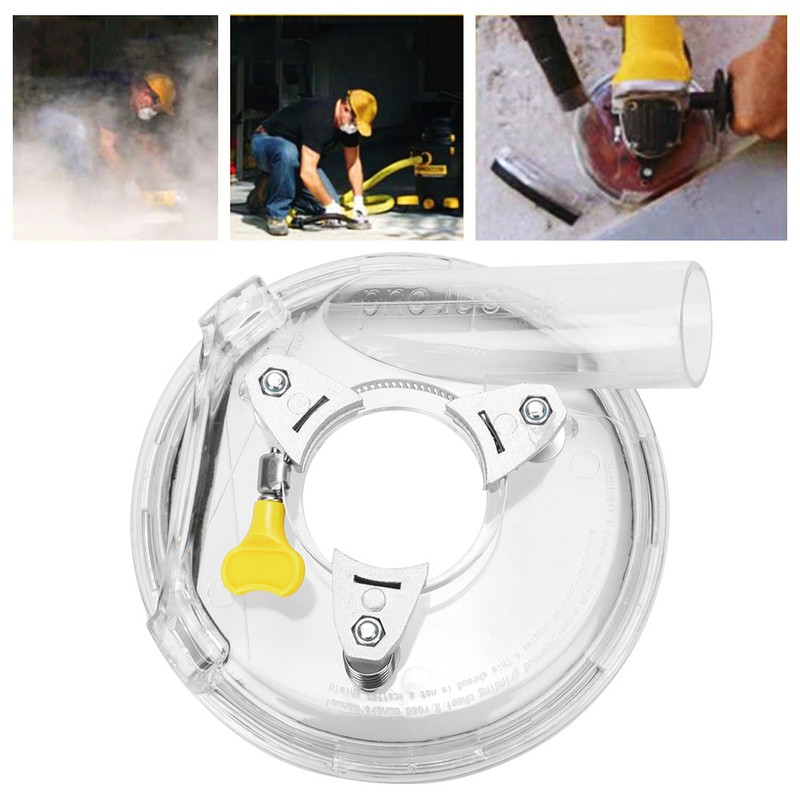 Grinding Dust Cover Plastic Dry Grinding Shroud Kit Angle Grinder