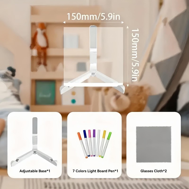 Acry/LIC LED Writing Message Board,LED Message Board with 7 Colors