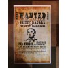 Django Unchained 11" x 17" Smitty Bacall wanted Collector's poster