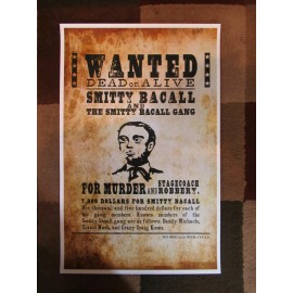 Django Unchained 11" x 17" Smitty Bacall wanted Collector's poster