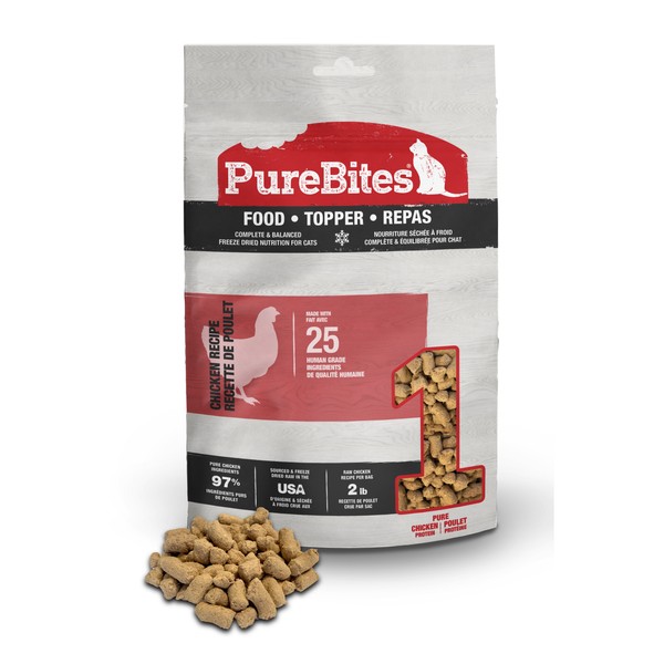 PureBites Chicken Recipe Cat Food Topper 9.2 oz
