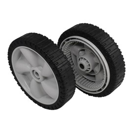 734-04581 634-0190A 2 Pcs 8“ Lawn Mower Wheels Compatible with MTD Craftsman Yard Man Husky 247376830 247393780 247393790 12A-469Q799 12AV569R090 12BGB2S6783 12AVB2BG704