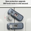 5 Pack Child Proof Refrigerator Lock, QYESWHSR Fridge Locks for