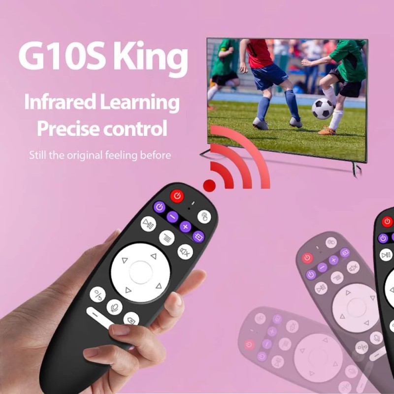 New G10S King Smart Remote 2.4G Wireless BT Air Mouse