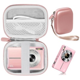 CaseSack Kids Camera Case compatible with CAMKORY Digital Camera (Rose)