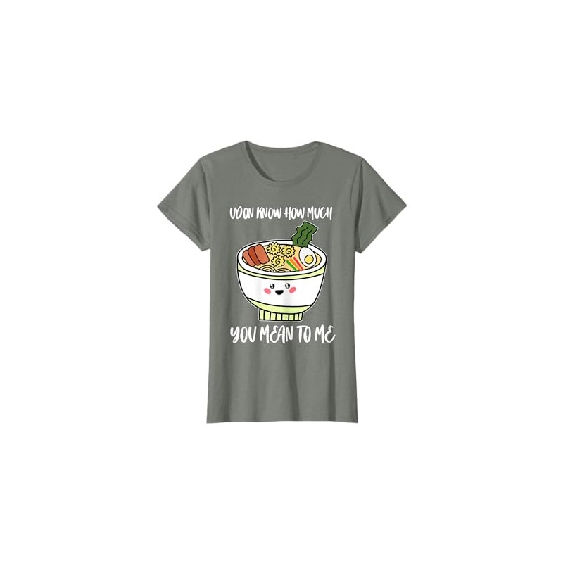 Udon Ramen Funny Kawaii Japanese Noodle Maglietta