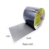 FLYZZZ Window Screen Repair Kit Tape Extra Wide 4''x16.4' Black