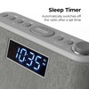 i-box Alarm Clocks Bedside, Alarm Clock with Wireless Charging, Bluetooth