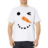 Snowman Face Costume Fancy Dress Winter Time Snow T-Shirt