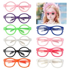 B bangcool 10 Pairs Doll Eyeglasses for 18 Inch Dolls, Fashion Dolls Reading Glasses Costume Supplies for 18'' Doll