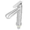 Bamboo Shape Stainless Steel Basin Faucet Cold Water Sink Faucet