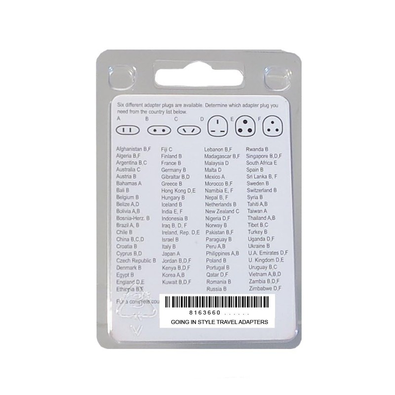 Going In Style Korea (North and South) Adapter Plug A