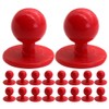 EXCEART Pack of 100 Chef's Coat Rivet Buttons Round Moving