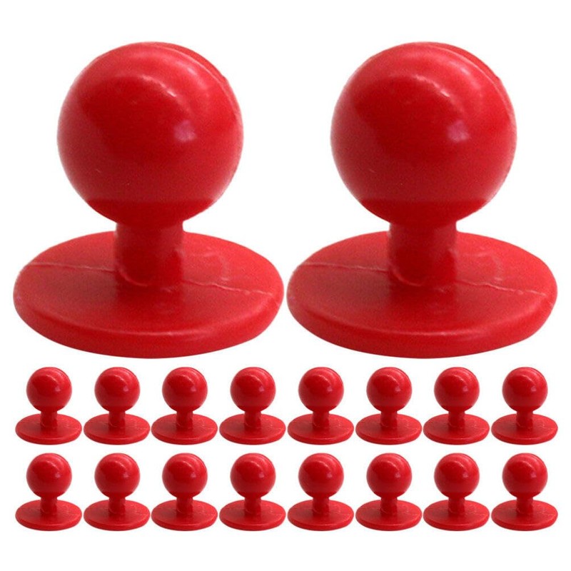 EXCEART Pack of 100 Chef's Coat Rivet Buttons Round Moving