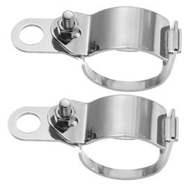 Ciieeo 2 Pcs Turn Signal Bracket for Motorcycle Forks Durable Indicator Mounts for Tubes Corrosion Resistant Light Mounting