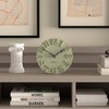 Jones Clocks® Hampstead desk clock | Freestanding | Sage green