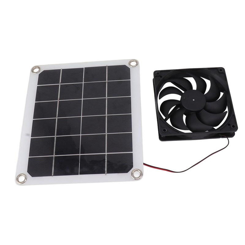 10W Solar Panel Exhaust Fan Waterproof Solar Powered Attic Ventilator
