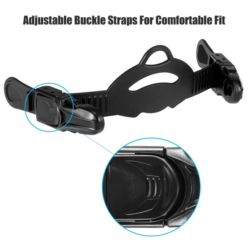 Fins Strap Universal Adjustable Fins Replaent Buckle Strap for Diving