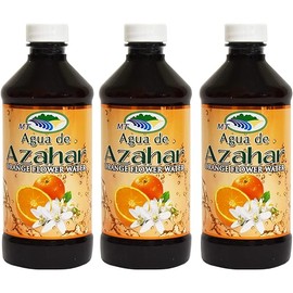 Agua De Azahar 8 Oz Orange Flower Blossom Water 3-Pack