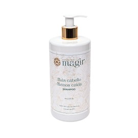 Shampoo Anticaída con Minoxidil, Detiene la Caída Excesiva y Estimula el Crecimiento, Aumenta la densidad y Engrosa el Cabello, Fortalece la Raiz con su Formula Intensiva, sin Sulfatos y Parabenos, con Biotina, Cola de Caballo y Romero.