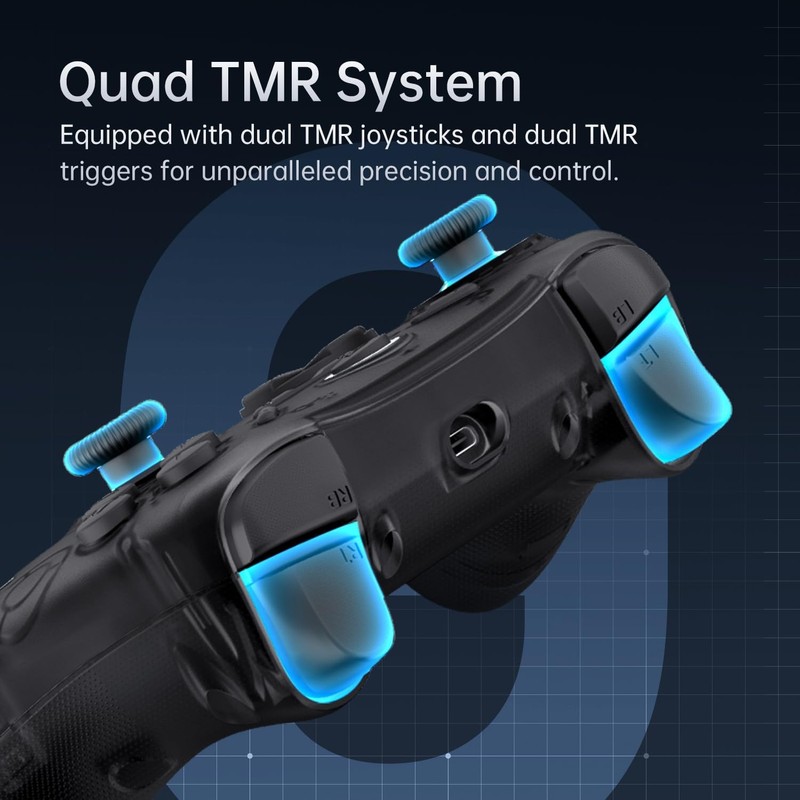 Machenike G1Pro PC Controller with TMR Joystick, 1000Hz Wireless Gaming