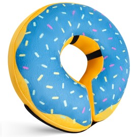 Katoggy Inflatable Dog Cone Collar for Dogs After Surgery, Soft Adjustable Blow up Donut Dog E-Collar for Small Medium Large Dog and Cats