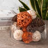 ANDALUCA Large Decorative Vase Filler Bag with Orbs, Balls (Sunset