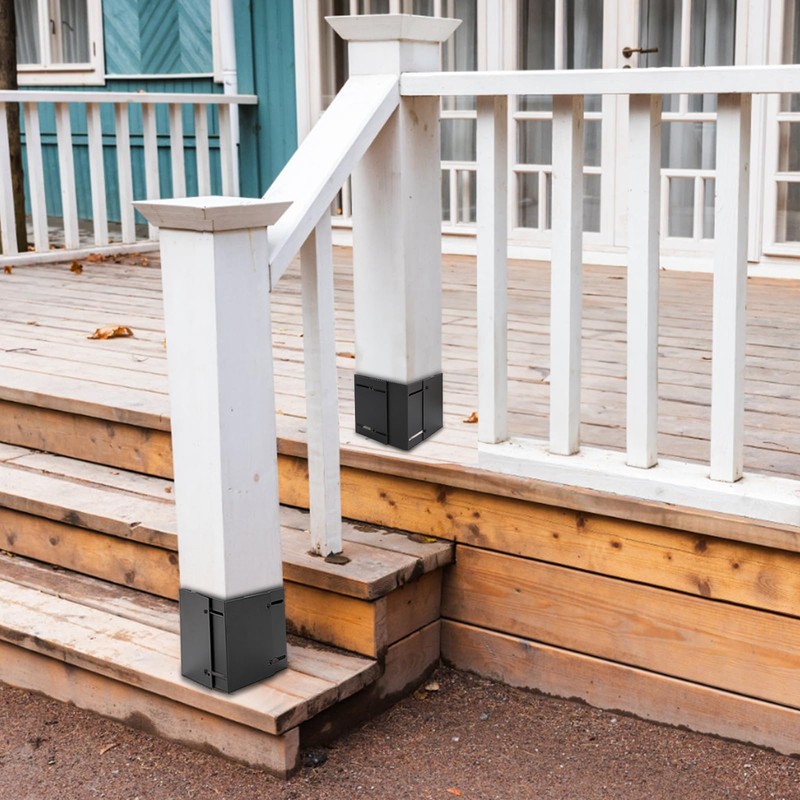 YOUEON 2 Pack Adjustable Post Protector (Range 3.3"-6") 304 Stainless