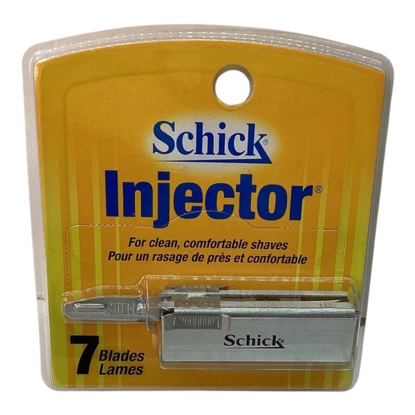 Schick Injector Razor Blades 7 Pack Stainless Steel For Clean