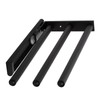 SOTECH TED Aluminium Towel Rail 3-Arm Black Matt (325-487 mm,