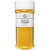 India Tree Gold Sparkling Sugar, 7.5 oz | Vibrant Decorating
