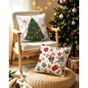 Christmas Pillow Covers (2, Forest Gingerbread, 18×18)