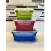Roaming Cooking Collapsible Silicone Food Storage Container Combo pack (Multi