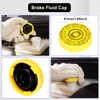 YUEARN Brake Fluid Cap, Brake Master Cylinder Reservoir Cap Replacement
