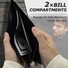 AdiStylinno Slim Bifold Wallet, Soft Leather Multifunctional Men Wallet Fashion