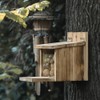 Freezing point Wooden Squirrel Feeder Picnic Table Food Feeder for
