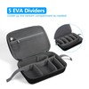 JSVER PU Leather Hard Shell Carrying Case for GoPro Hero13/12/11/10/9/8/7,